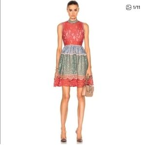 Alexis Vedette Colorblock Lace Dress Size Small